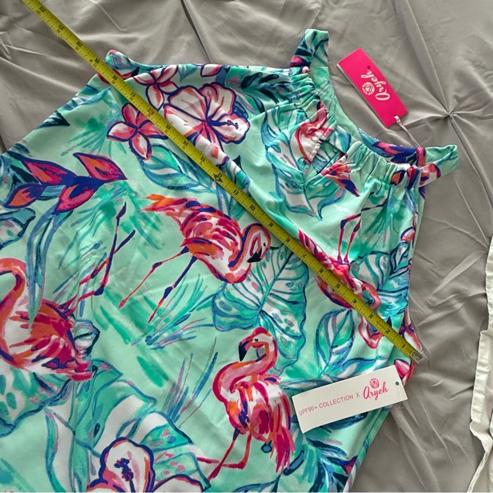 Aryeh sleeveless halter dress UPF50 - Picture 3 of 5
